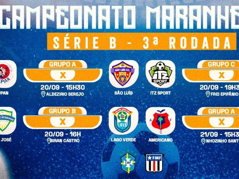 Série B do Maranhense tem sequência com a 3ª rodada