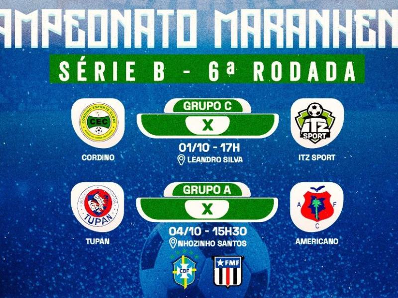 Série B do Maranhense tem sequência com a 6ª rodada