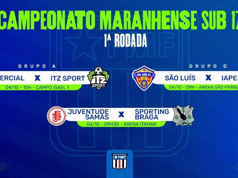 A bola vai rolar pelo Maranhense Sub 17 neste sábado (04).