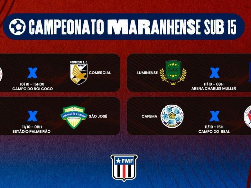 Rodada do Campeonato Maranhense Sub-15 movimenta o fim de semana 