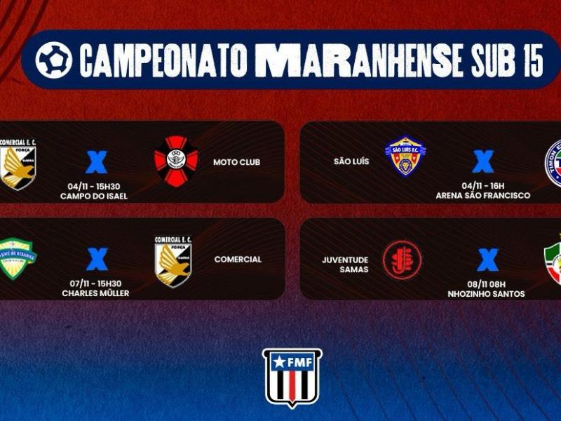 Confira as partidas da nova rodada do Maranhense Sub-15