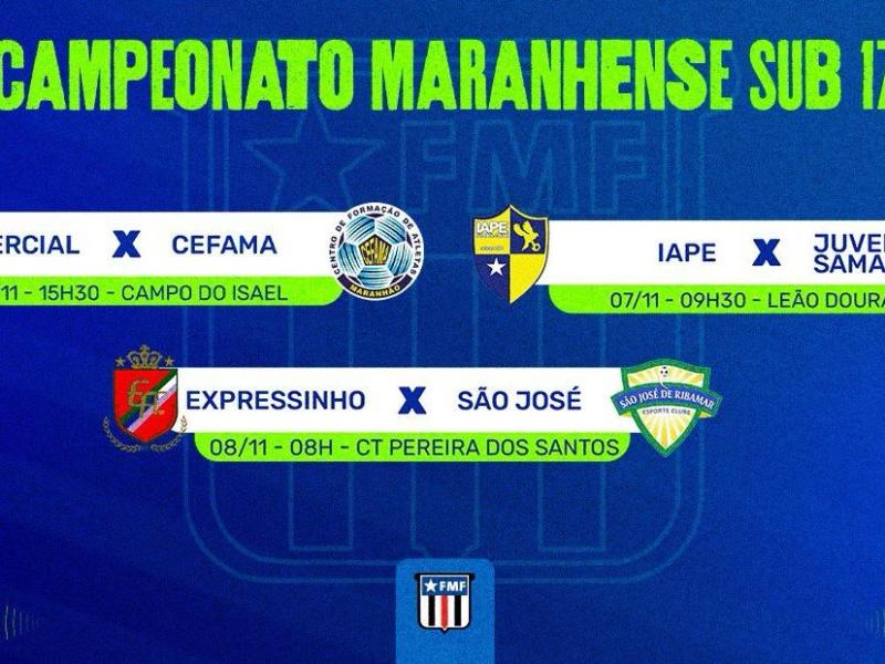 Confira as partidas da próxima rodada do Maranhense Sub-17