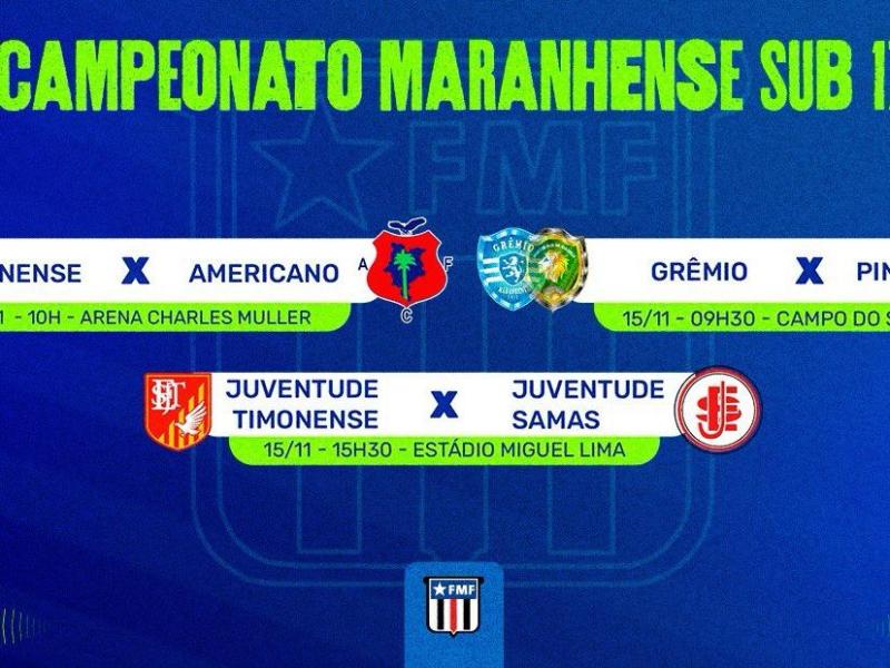 Maranhense Sub-17: Confira as partidas deste final de semana 