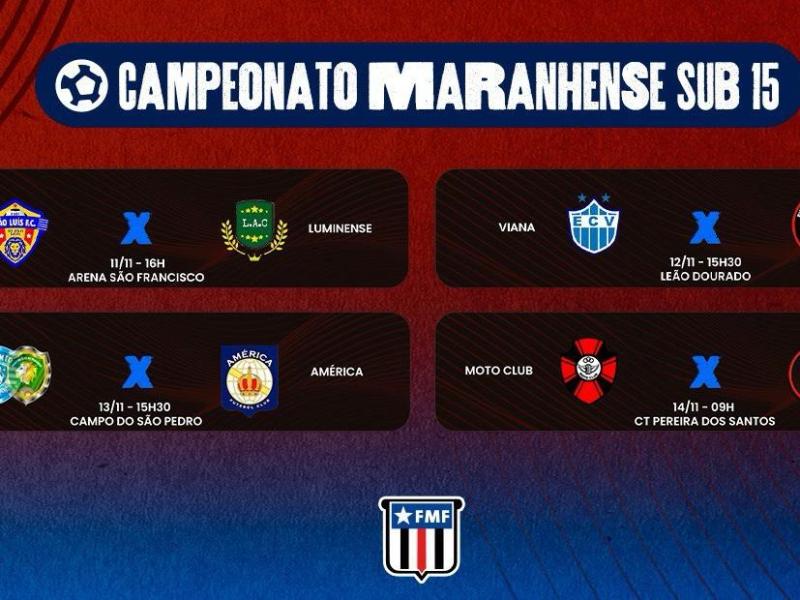 Maranhense Sub-15: confira as partidas desta semana 
