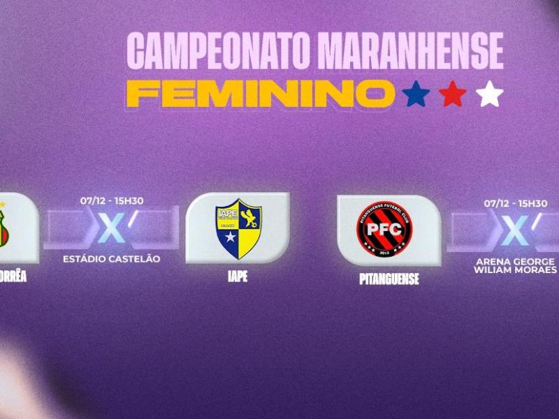 Maranhense Feminino: dois confrontos marcam o final de semana